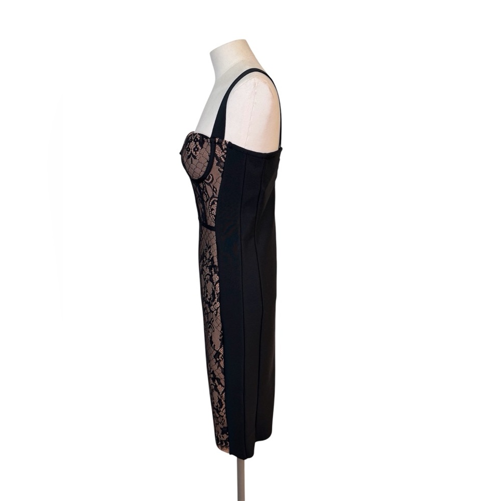 Mew Mews Black Lace Bustier Bandage Dress size M - Picture 8 of 14